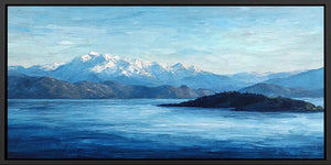 Glacial Water Vista Panoramic Canvas Print