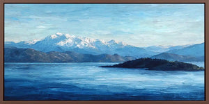 Glacial Water Vista Panoramic Canvas Print