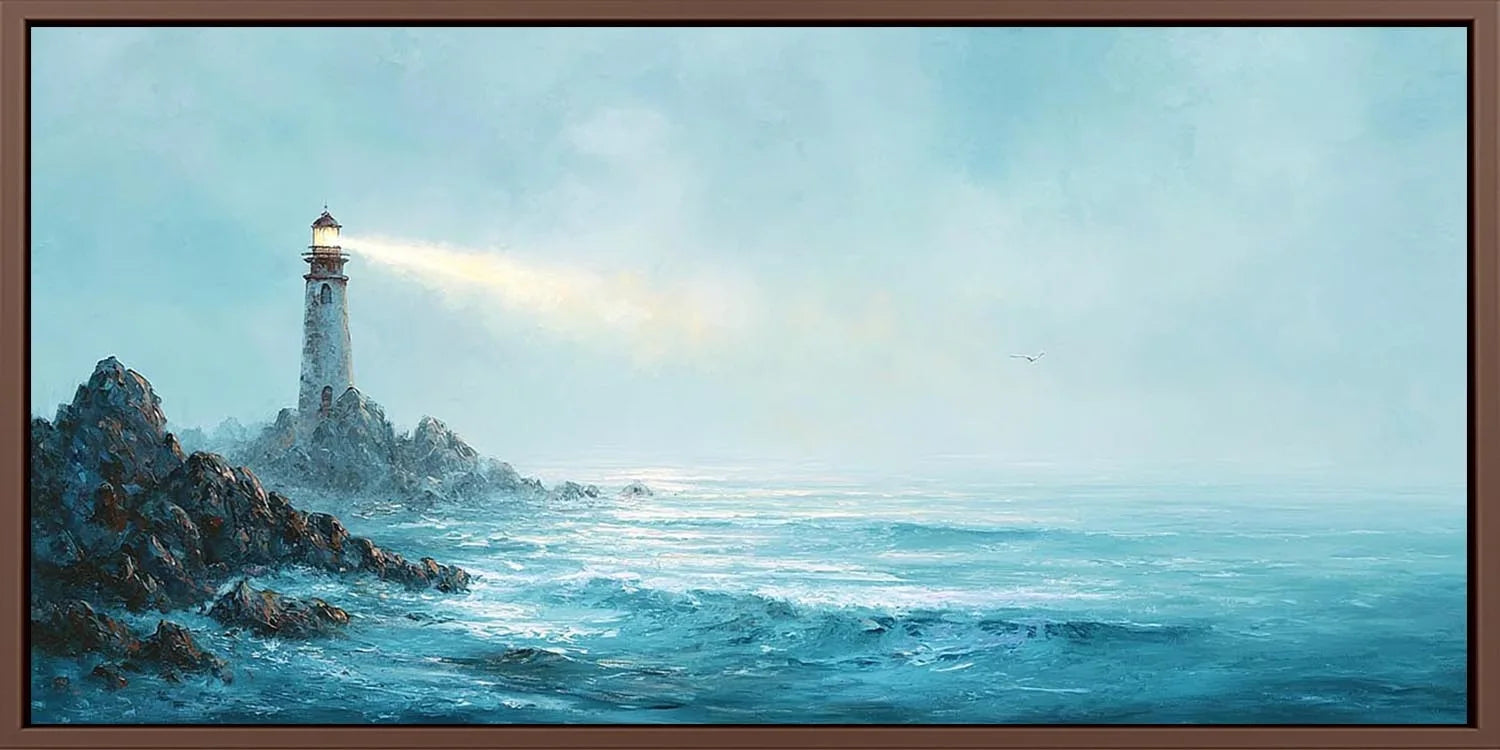Beacon of Calm Panoramic Canvas Print