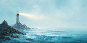 Beacon of Calm Panoramic Canvas Print