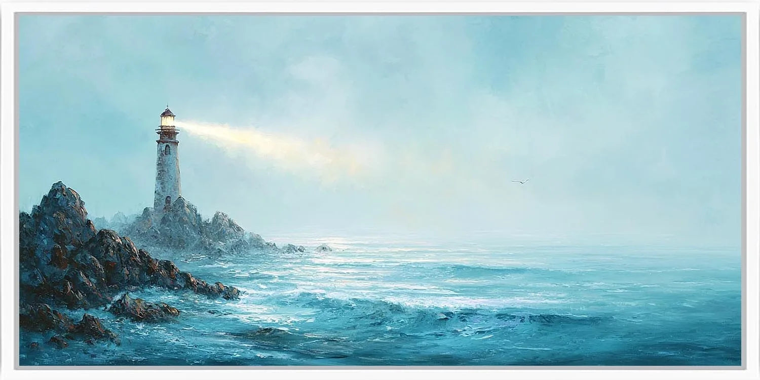 Beacon of Calm Panoramic Canvas Print