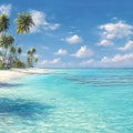 Tropical Serenity Panoramic Canvas Print