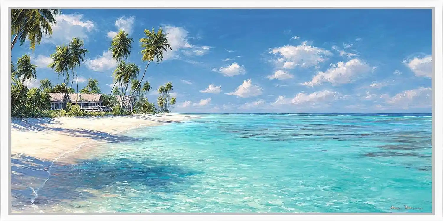 Tropical Serenity Panoramic Canvas Print