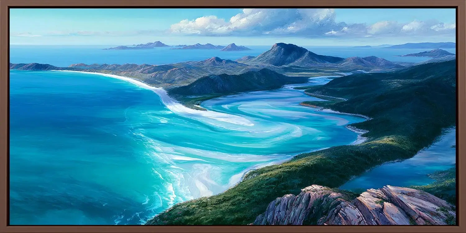 Whitsundays Hill Inlet Masterpiece Panorama