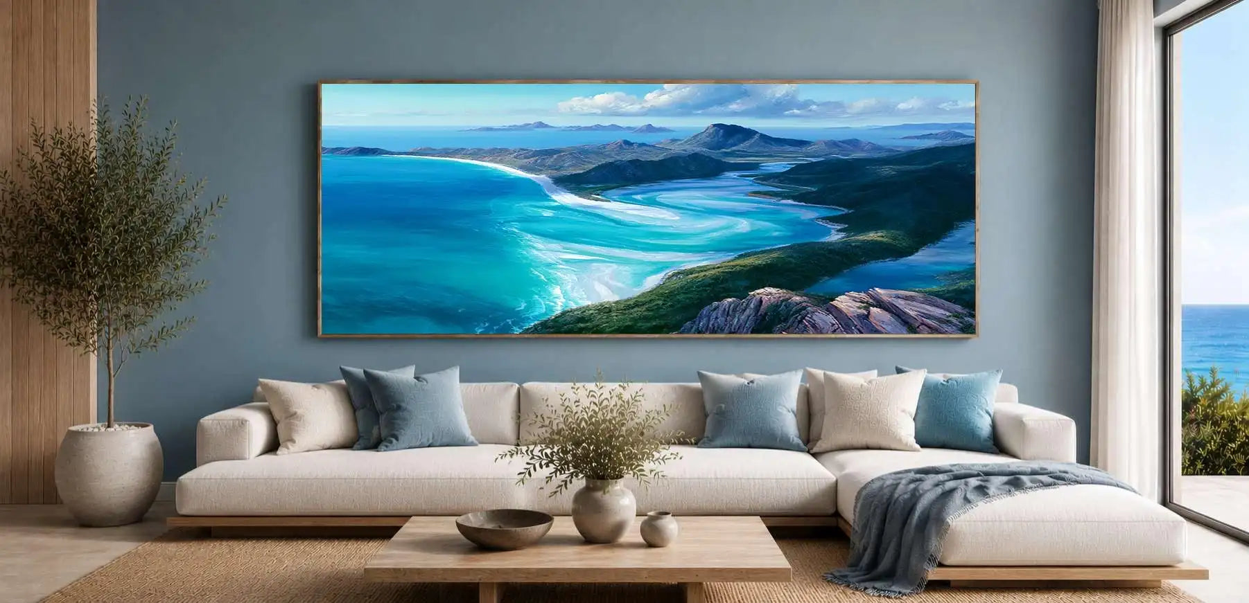 Whitsundays Hill Inlet Masterpiece Panorama
