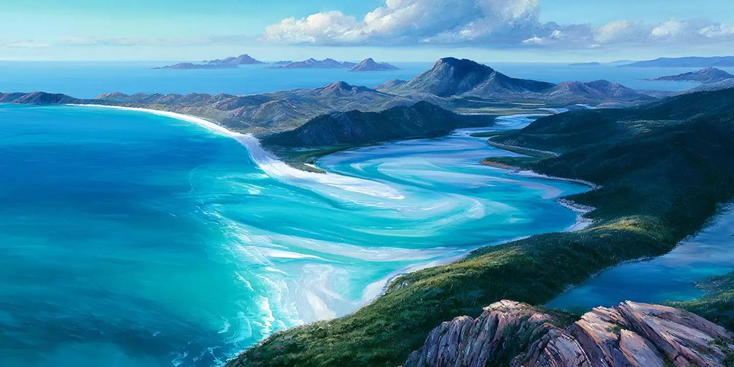 Whitsundays Hill Inlet Masterpiece Panorama