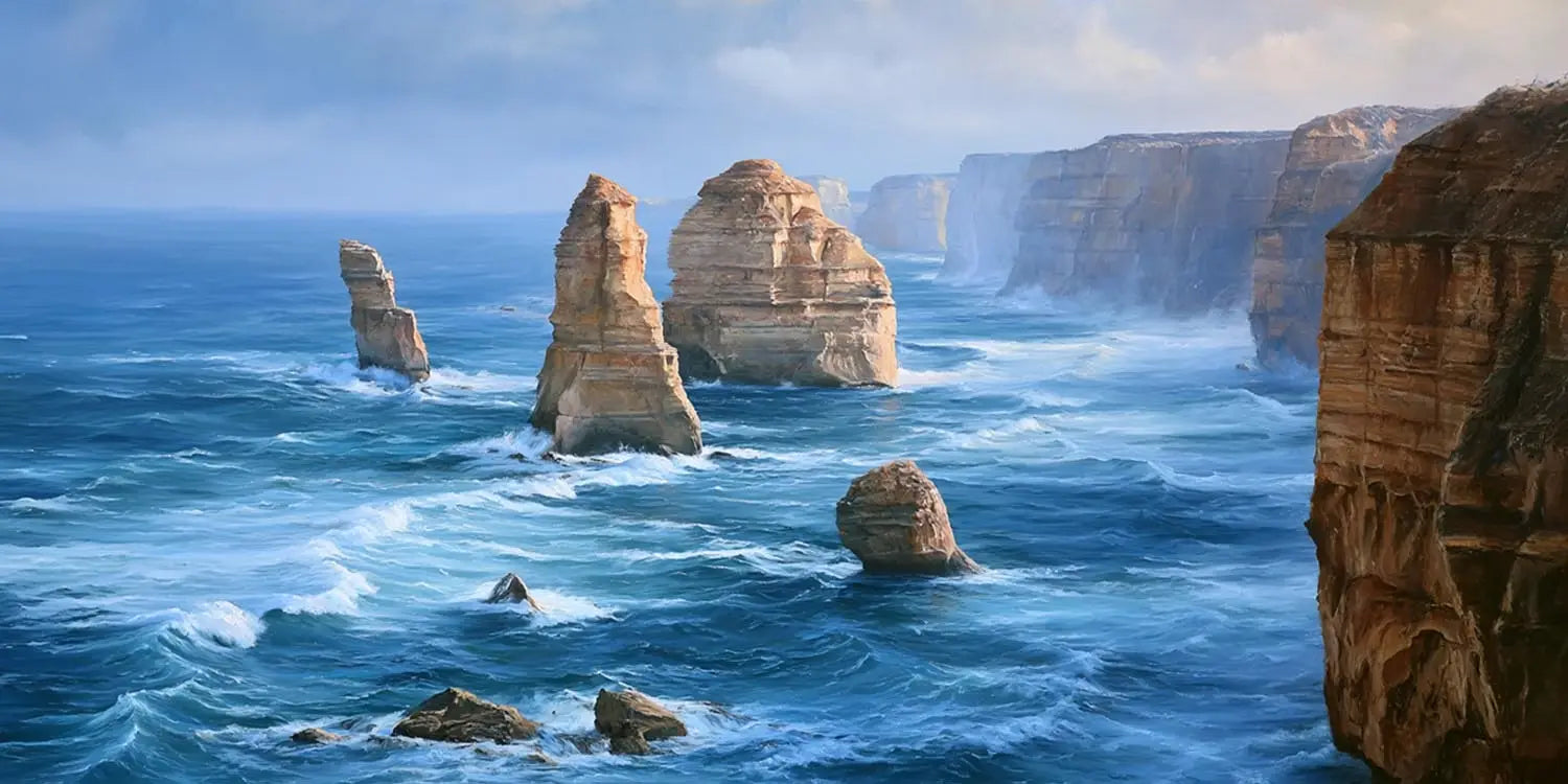 Twelve Apostles Ocean Panorama