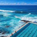 Bondi Beach Icebergs Ocean Pool Panoramic Canvas Print