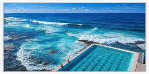 Bondi Beach Icebergs Ocean Pool Panoramic Canvas Print