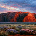 Uluru Grand Panorama Wall Art