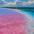 Lake Hillier Pink Lake Panorama Wall Art