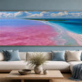 Lake Hillier Pink Lake Panorama Wall Art
