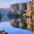 Nitmiluk Gorge Panorama Canvas Print