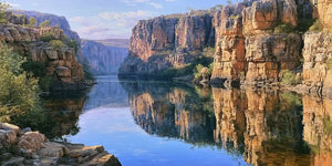 Nitmiluk Gorge Panorama Canvas Print