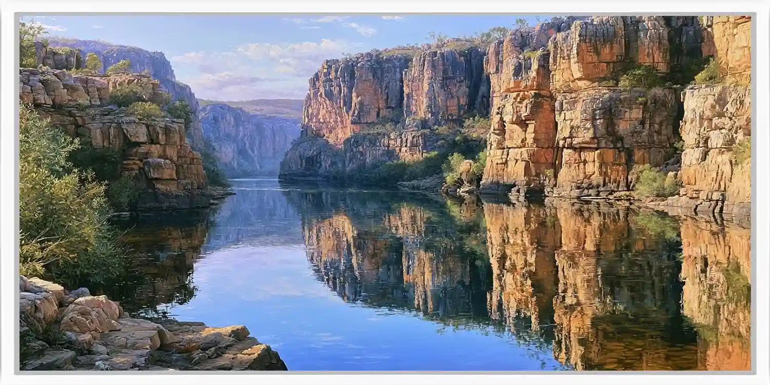 Nitmiluk Gorge Panorama Canvas Print