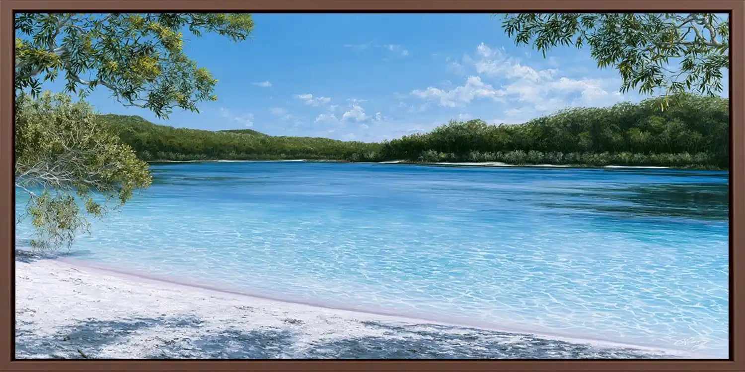 Lake McKenzie K'gari Panorama Canvas Print