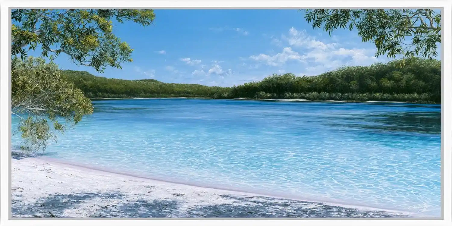 Lake McKenzie K'gari Panorama Canvas Print