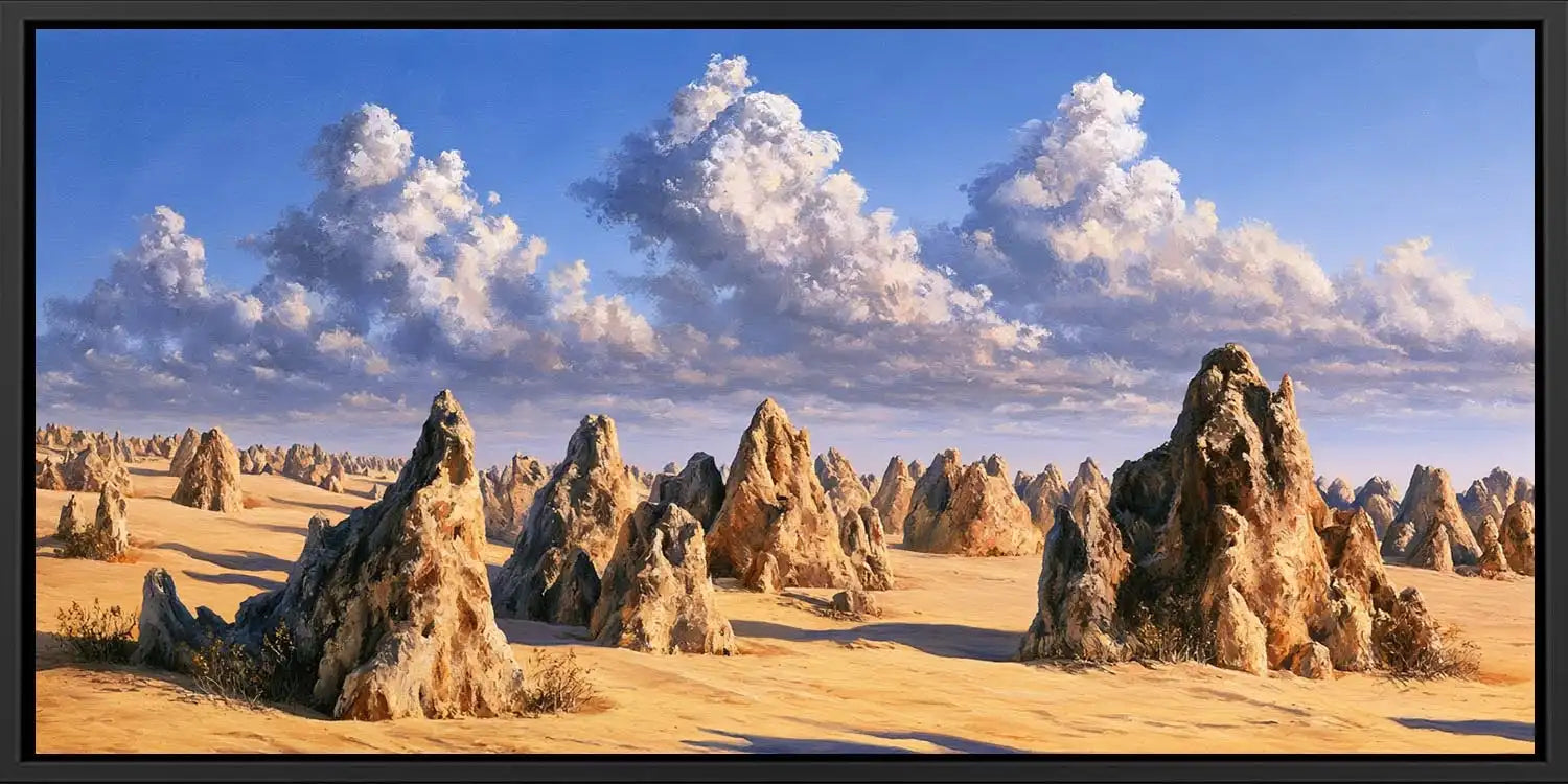The Pinnacles Desert Panorama Canvas Print