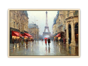 Eiffel Tower Reflections Art Print