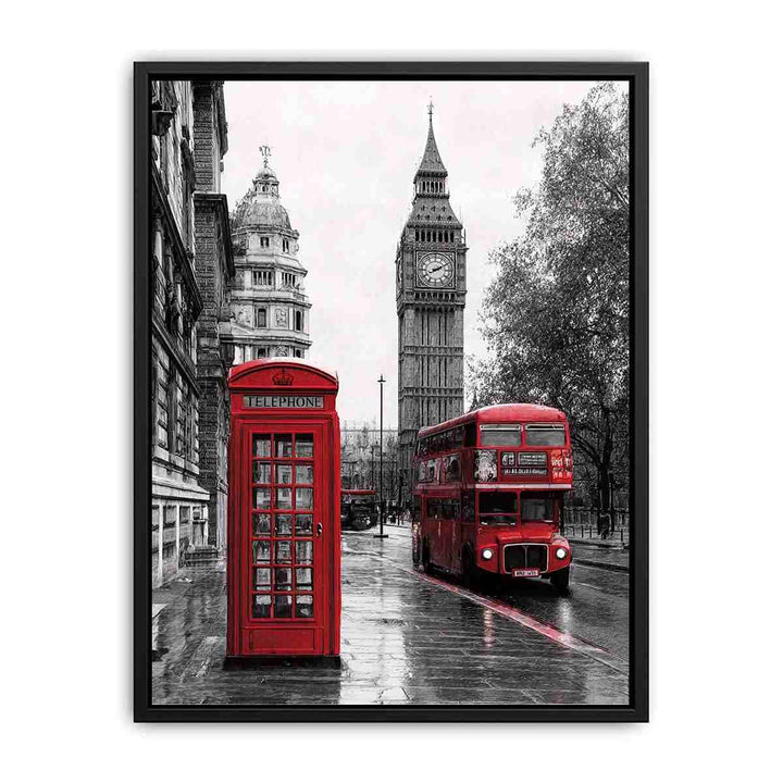 London Calling – Red Bus   Canvas Print
