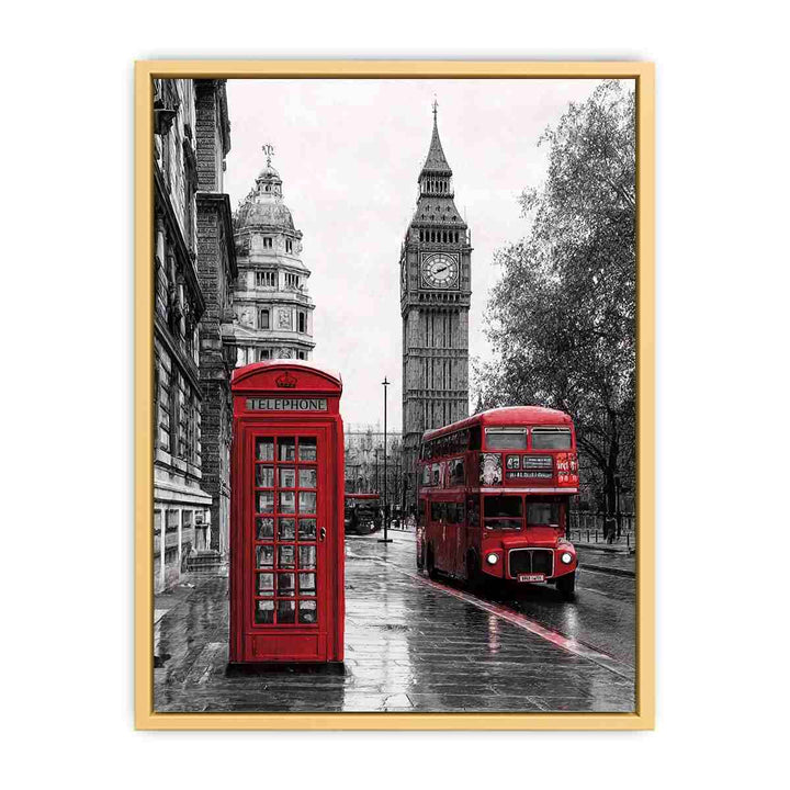 London Calling – Red Bus Streched canvas