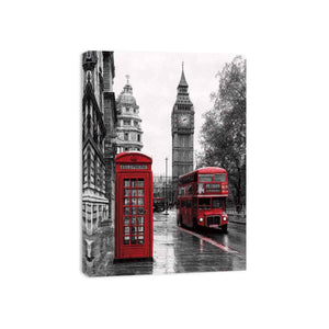 London Calling – Red Bus  Painting