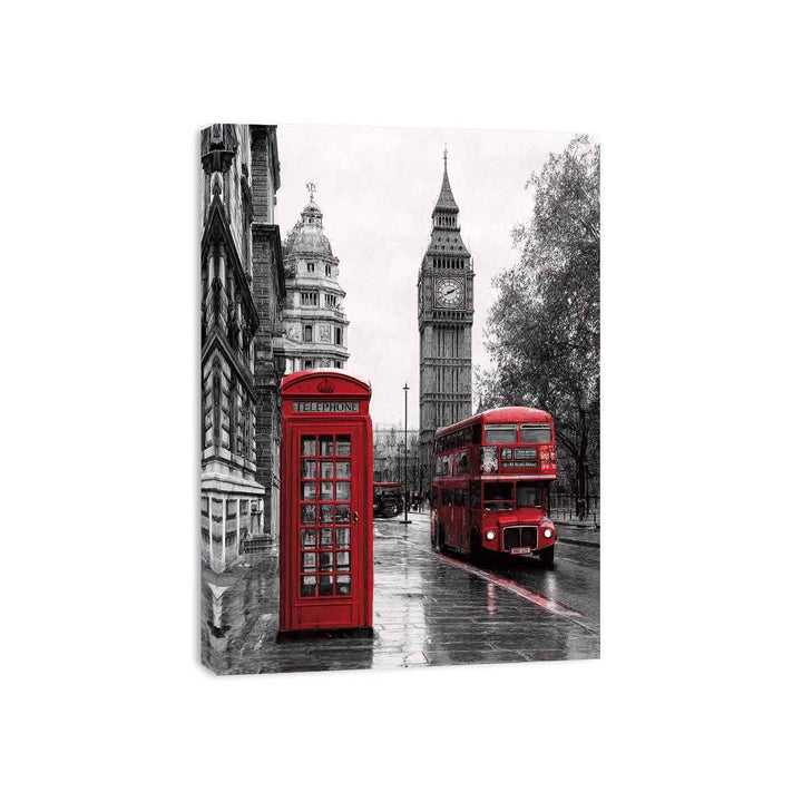 London Calling – Red Bus  Painting