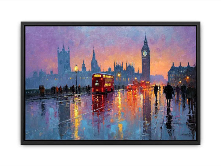 Classic London Street   Canvas Print