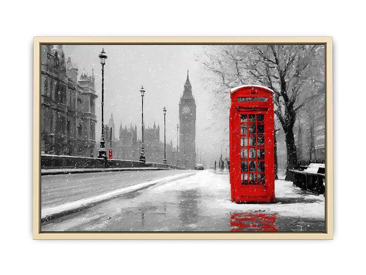 Timeless Red Booth  Art Print
