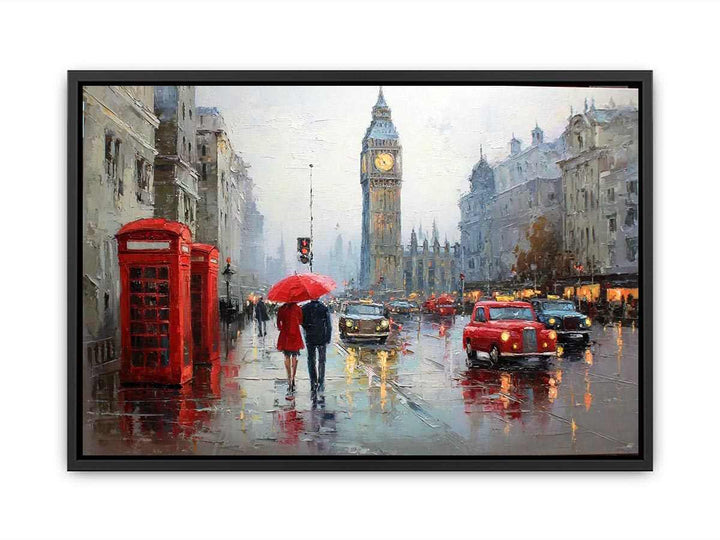 Love in London  Canvas Print