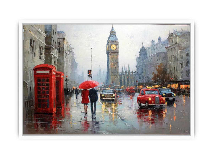 Love in London Framed Print