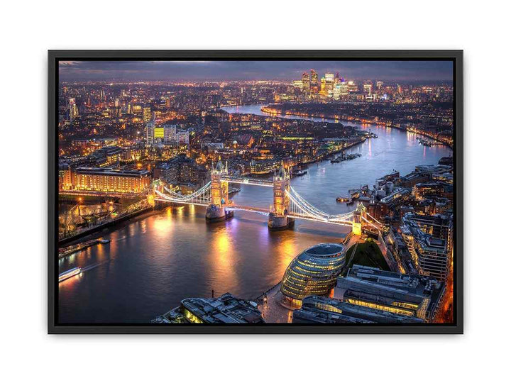 London Bridge Skyline  Canvas Print