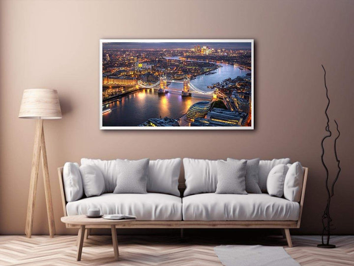 London Bridge Skyline Painting