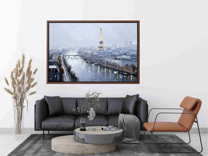 Paris Skyline  Painting