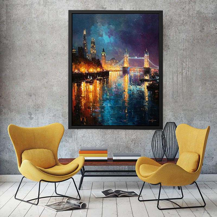 Vintage London Painting