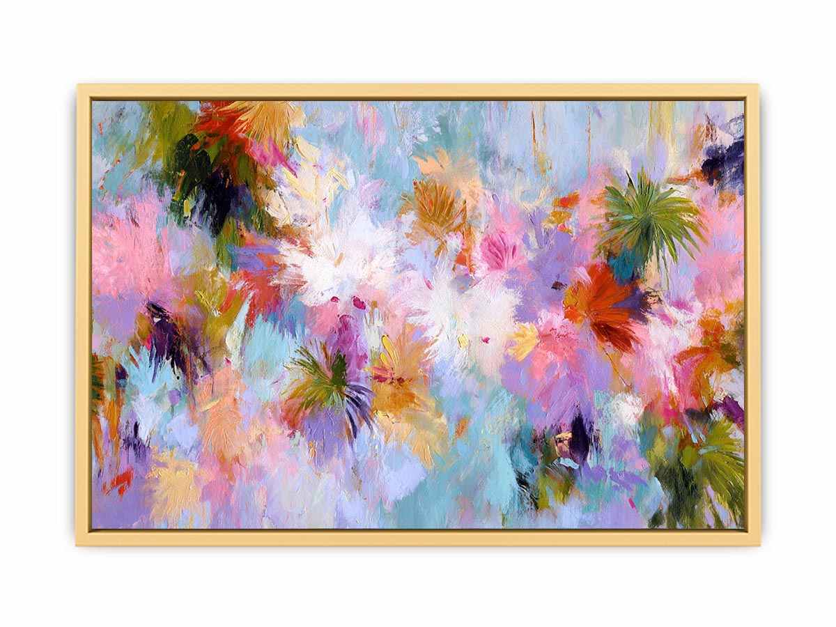 Tropical Bali Abstract  Streched canvas
