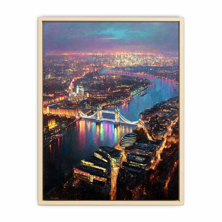 Bird’s Eye London  Art Print
