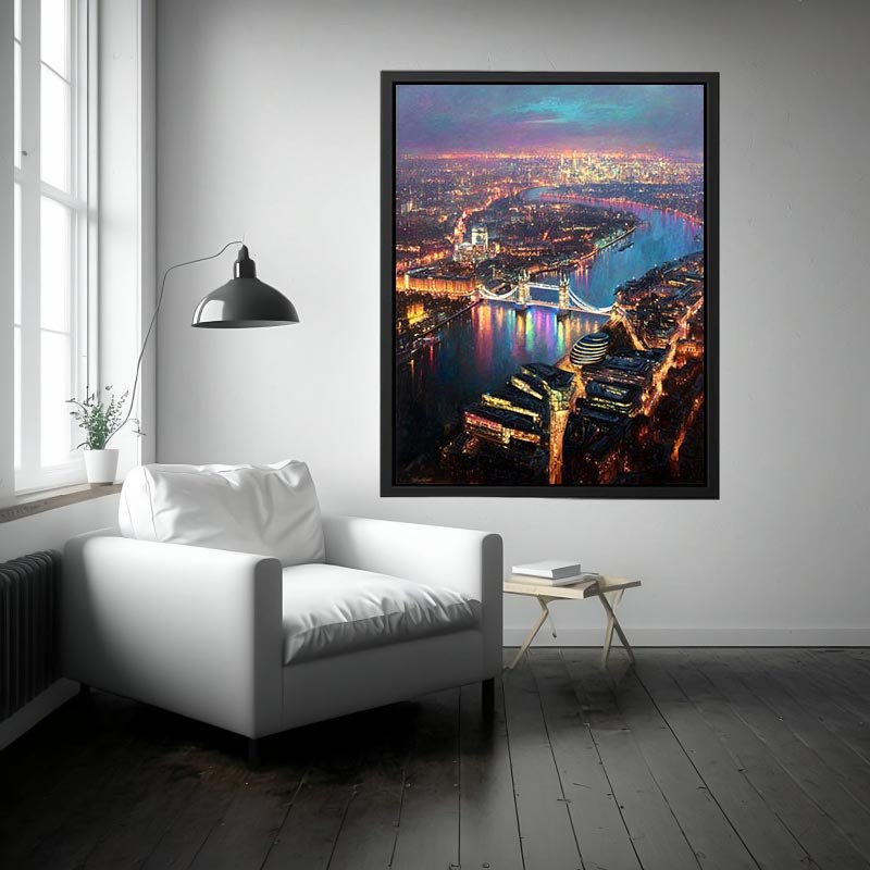 Bird’s Eye London Painting