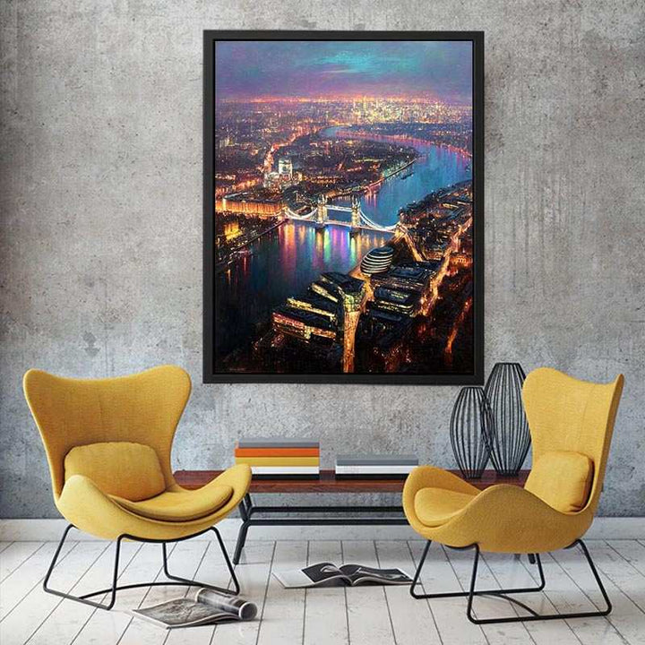 Bird’s Eye London Painting