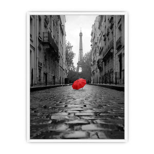  Eiffel Tower Street Framed Print