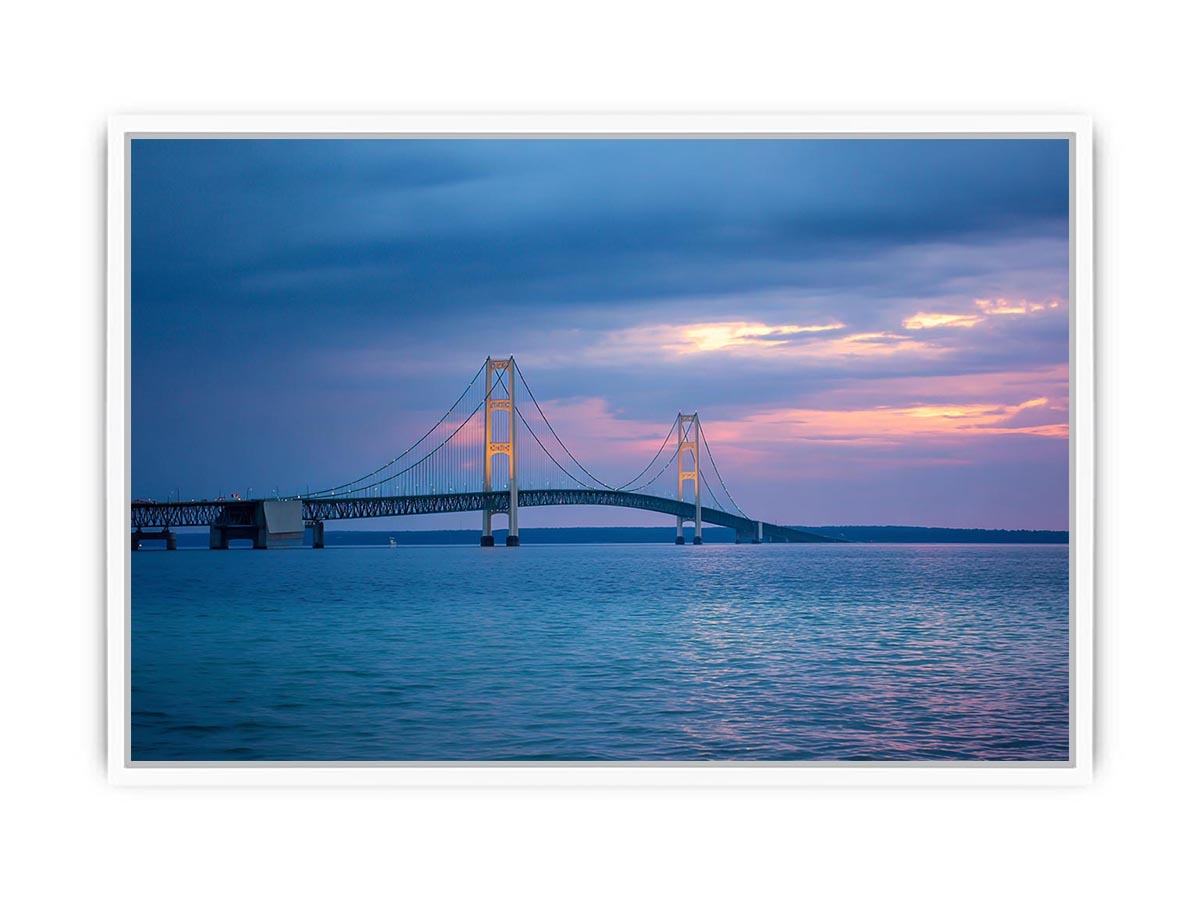 Mackinac Bridge – Michigan Framed Print
