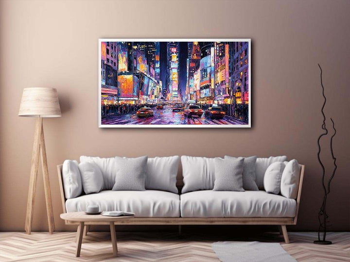 Times Square Glow Painting