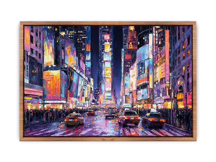 Times Square Glow Poster