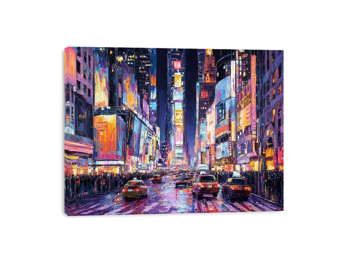 Times Square Glow Painting