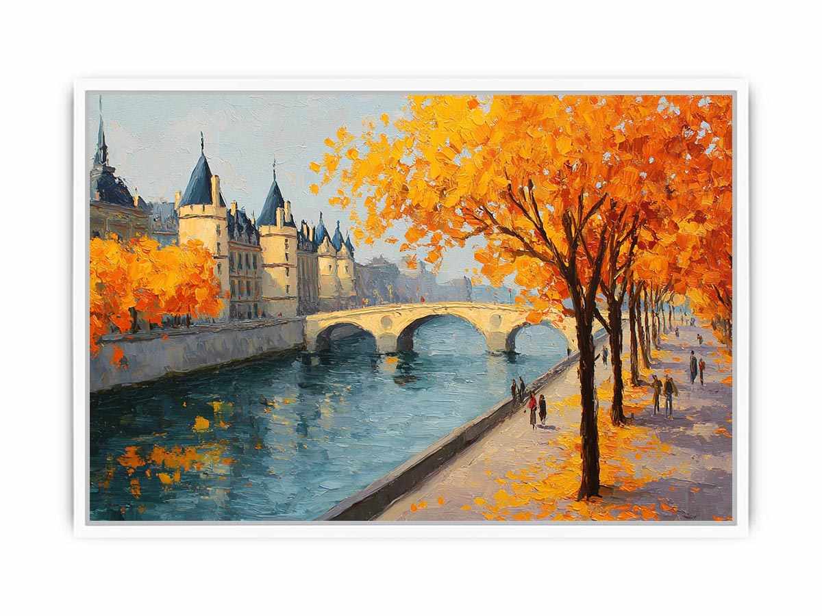  Autumn in Paris Framed Print