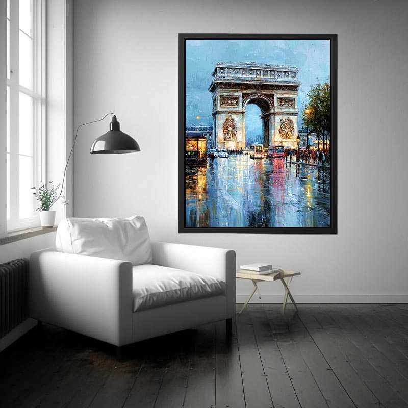 Arc De Triomphe Paris Painting Painting