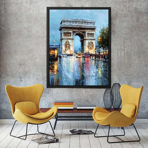 Arc De Triomphe Paris Painting Painting