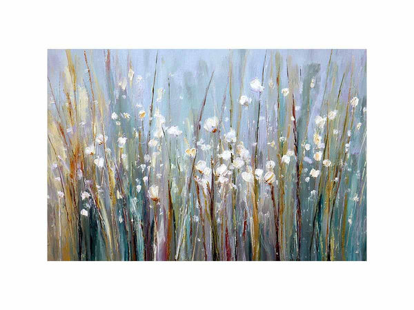 White Flower Modern Art  Painting