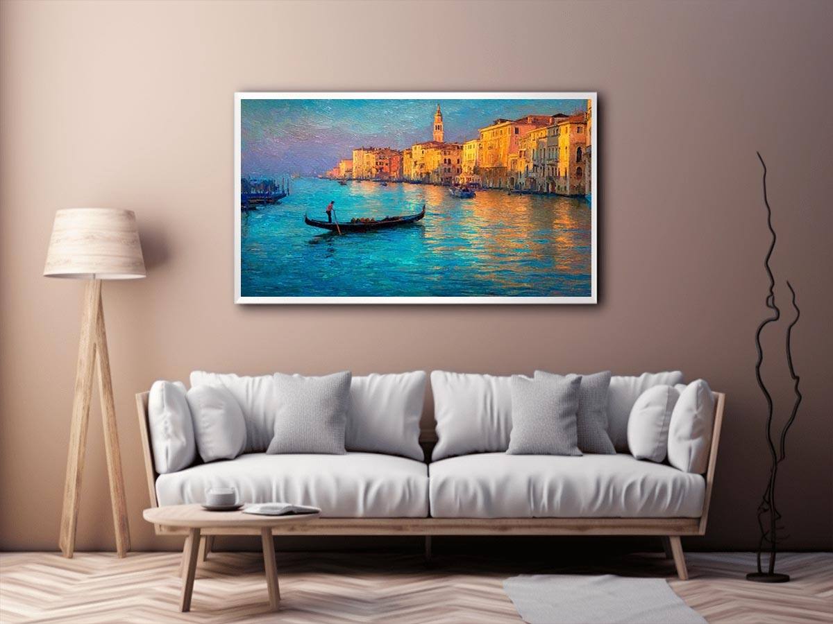 Venice  Gondola Canvas Print