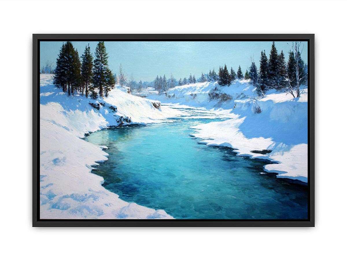 Snow River Poster